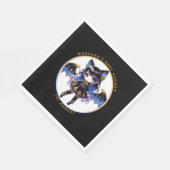 Gothic Baby Meisje Douche Bat Vampier Partyware Servet (Hoek)