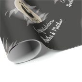 Gothic Baby shower Halloween Carriage Cadeaupapier (Rol Hoek)