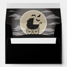 Gothic Baby shower Halloween Carriage
