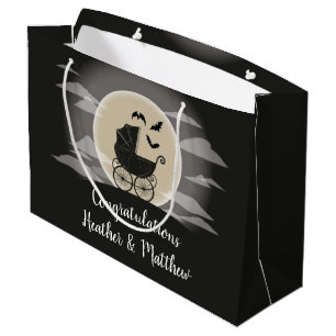 Gothic Baby shower Halloween Carriage Groot Cadeauzakje