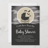 Gothic Baby shower Halloween Carriage Kaart (Voorkant)