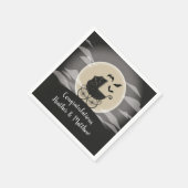 Gothic Baby shower Halloween Carriage Servet (Hoek)