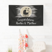 Gothic Baby shower Halloween Carriage Spandoek (Insitu)