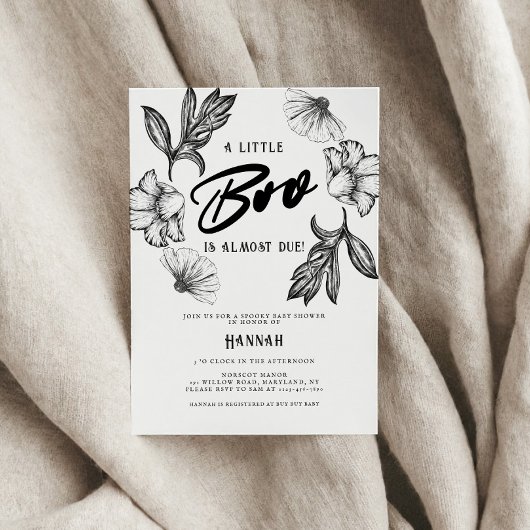 Gothic Baby shower Tattoo Kaart