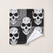 Gothic badset bad handdoek (Wasdoekje)