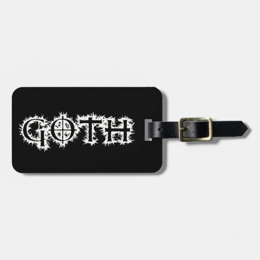 Gothic Bagagelabel (Voorkant horizontaal)