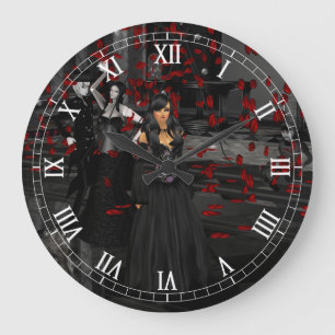 Gothic Ball Room Roman Numeral Clock Grote Klok
