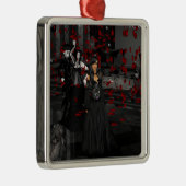 Gothic Ball Room Square Ornament (Rechts)