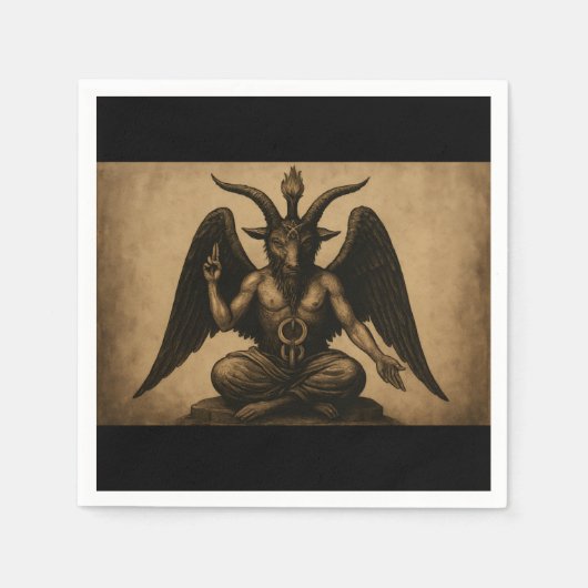 Gothic Baphomet Servet (Voorkant)