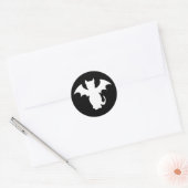 GOTHIC BAT CAT STICKERS (Envelop)