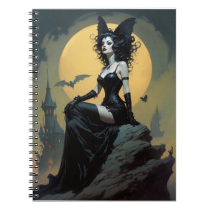 Gothic Bat Girl Notitieboek