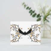 Gothic bat kaart (Staand voorkant)