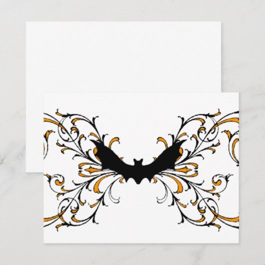 Gothic bat kaart (Voorkant / Achterkant)