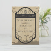 Gothic Bat Kaart (Staand voorkant)