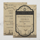 Gothic Bat Kaart (Voorkant / Achterkant)