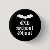 Gothic Bat oude school Ronde Button 3,2 Cm (Voorkant)