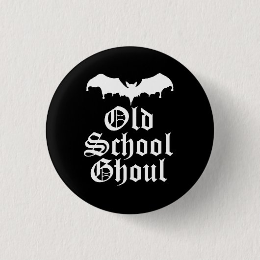 Gothic Bat oude school Ronde Button 3,2 Cm (Voorkant)
