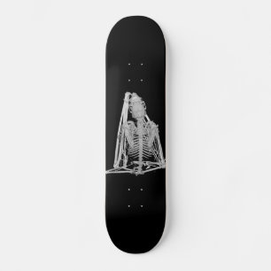 Gothic Bat Skeleton Skateboard