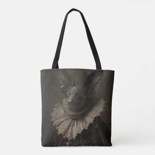 Gothic Bat Tote Bag (Achterkant)