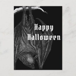 Gothic Bats Happy Halloween Briefkaart