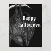 Gothic Bats Happy Halloween Briefkaart (Voorkant)