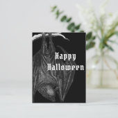 Gothic Bats Happy Halloween Briefkaart (Staand voorkant)
