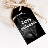 Gothic Bats Happy Halloween Party Cadeaulabel