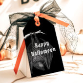 Gothic Bats Happy Halloween Party Cadeaulabel