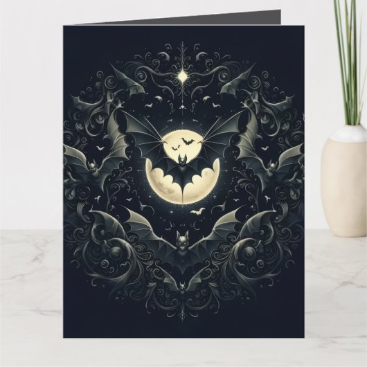 Gothic Bats  Kaart (Voorkant)