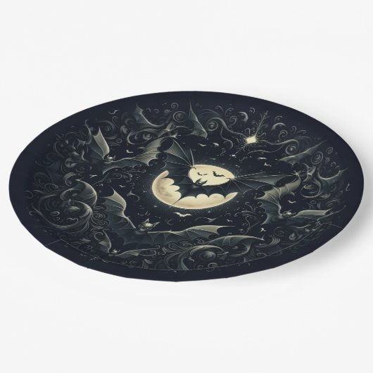 Gothic Bats Papieren Bordje (Gekanteld)