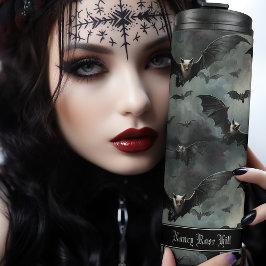 Gothic Bats Spooky Halloween Horror Vampire Thermosbeker