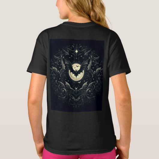 Gothic Bats  T-shirt (Achterkant)