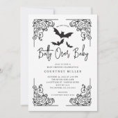 Gothic Batty Baby shower Kaart (Voorkant)