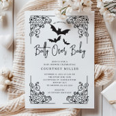 Gothic Batty Baby shower Kaart