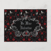 Gothic Be Minel Valentine Briefkaart (Voorkant)