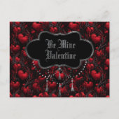 Gothic Be Minel Valentine Briefkaart (Voorkant)