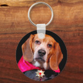 Gothic Beagle Dogula sleutelhanger (Voorkant)