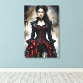Gothic Beauty Canvas Afdruk (Insitu (Houten vloer))