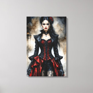 Gothic Beauty Canvas Afdruk