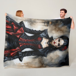 Gothic Beauty Fleece Deken