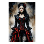 Gothic Beauty Perfect Poster (Voorkant)