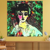 Gothic Beauty Portrait  Canvas Afdruk (Insitu (Woonkamer))