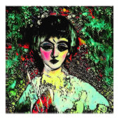 Gothic Beauty Portrait  Foto Afdruk (Voorkant)