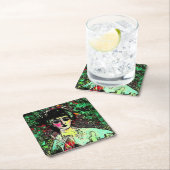 Gothic Beauty Portrait  Kartonnen Onderzetters (Insitu)