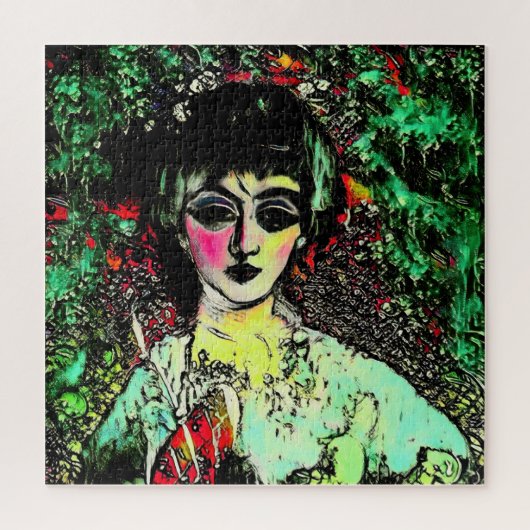 Gothic Beauty Portrait  Legpuzzel (Verticaal)