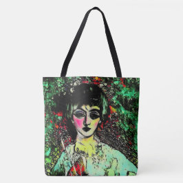 Gothic Beauty Portrait Tote Bag