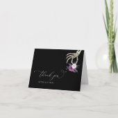 Gothic Bedankt Donkere bruiloft Halloween Kaart N1 (Voorkant)