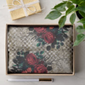 Gothic Bee & Rozen Tissue Paper Tissuepapier (Geschenk)