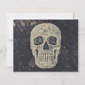 Gothic beige schedel verjaardag RIP naar zijn 20s  (Achterkant)