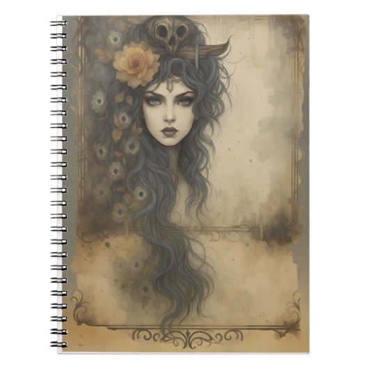 Gothic Betoverende Notitieboek (Voorkant)